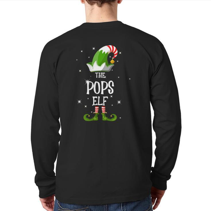 The Pops Elf Family Matching Group Christmas Back Print Long Sleeve T-shirt