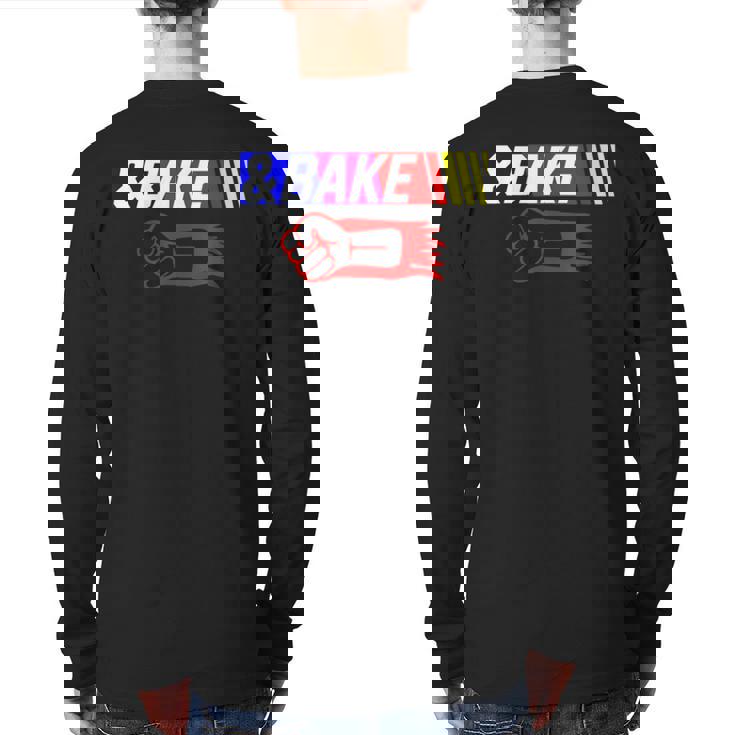 Shake And Bake Family Lover Dad Daughter Son Matching Bbkmctv Back Print Long Sleeve T-shirt