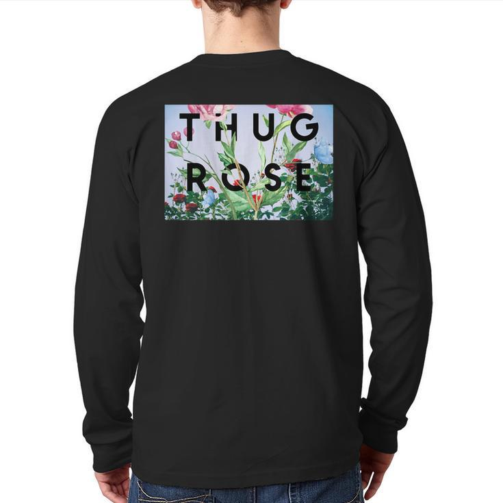 Thug Rose Back Print Long Sleeve T-shirt