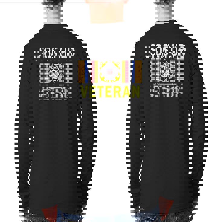 Us Coast Guard Veterans Day Us Coast Guard Veteran Veteran  Back Print Long Sleeve T-shirt