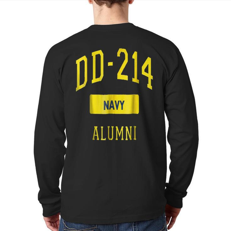 Us Navy Dad Veteran Dd214 AlumniBack Print Long Sleeve T-shirt