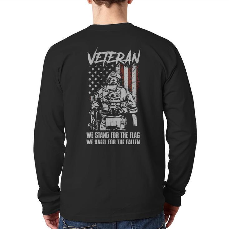 Veteran's Day T Back Print Long Sleeve T-shirt