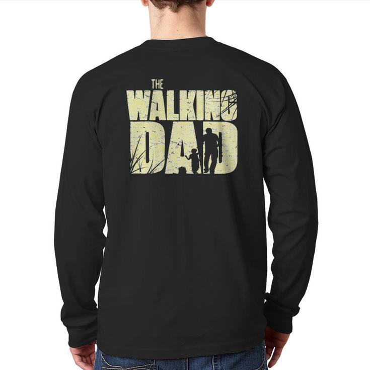 The Walking Dad  Essential Back Print Long Sleeve T-shirt