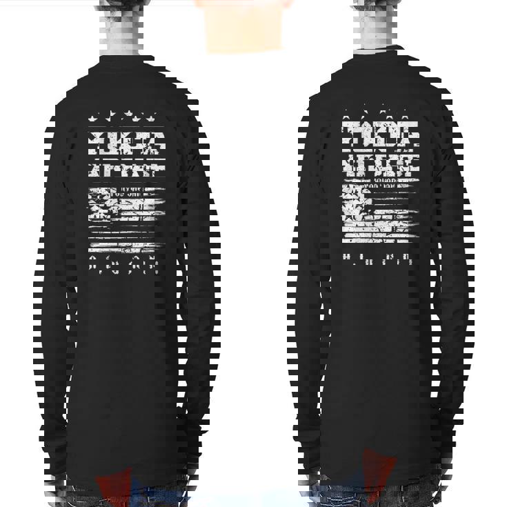 Yokota Air Base Alumni Veteran Fusa Tokyo Japan Back Print Long Sleeve T-shirt