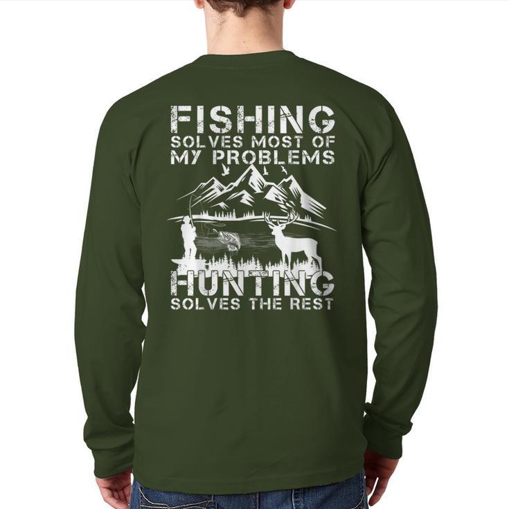 Fishing and Hunting Christmas Humor Hunter Cool G Men's T Shirt Back Print