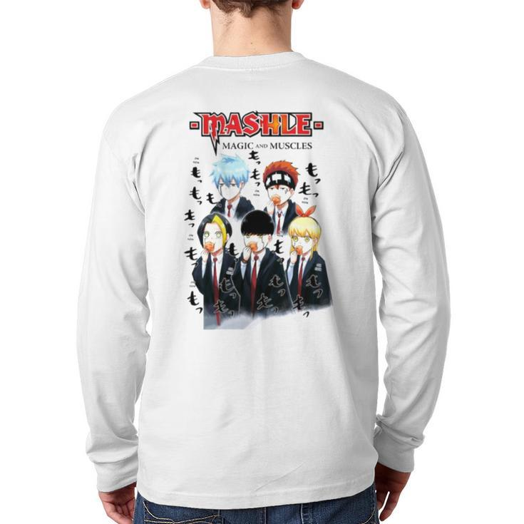 Burnedead And Friends Mashle Magic And Muscles Back Print Long Sleeve T-shirt