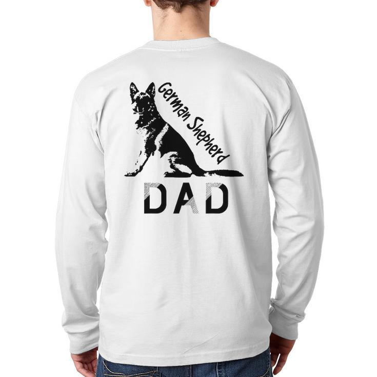 German Shepherd Dad By Eitadesign1 Ver2 Back Print Long Sleeve T-shirt