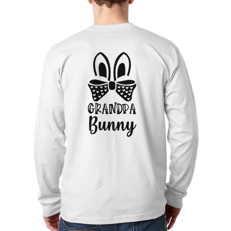 Grandpa Bunny Back Print Long Sleeve T-shirt
