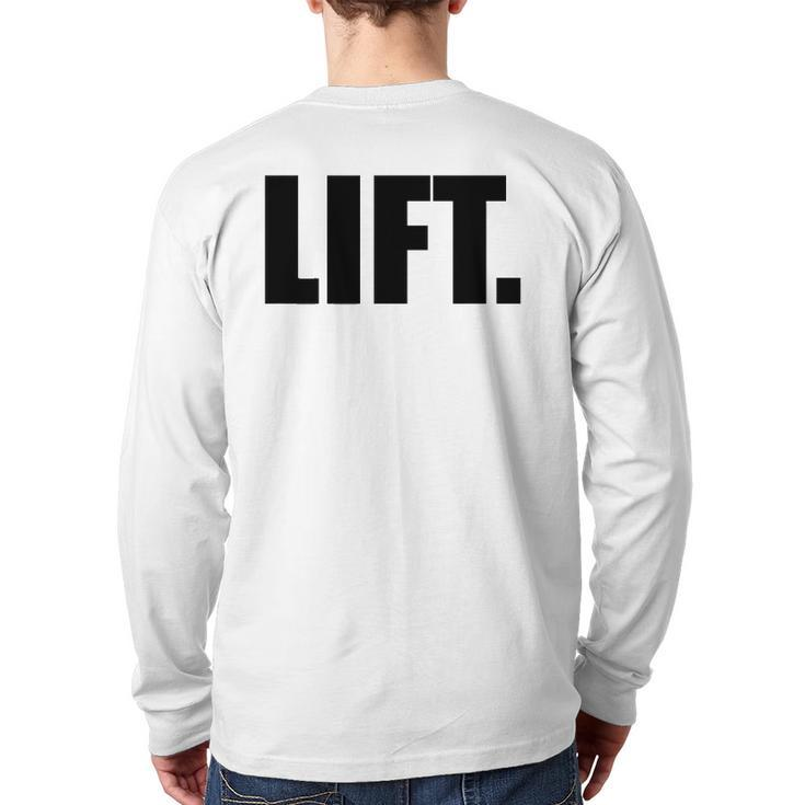 Official 1700Lb Total Club Powerlifting Fitness Back Print Long Sleeve T-shirt