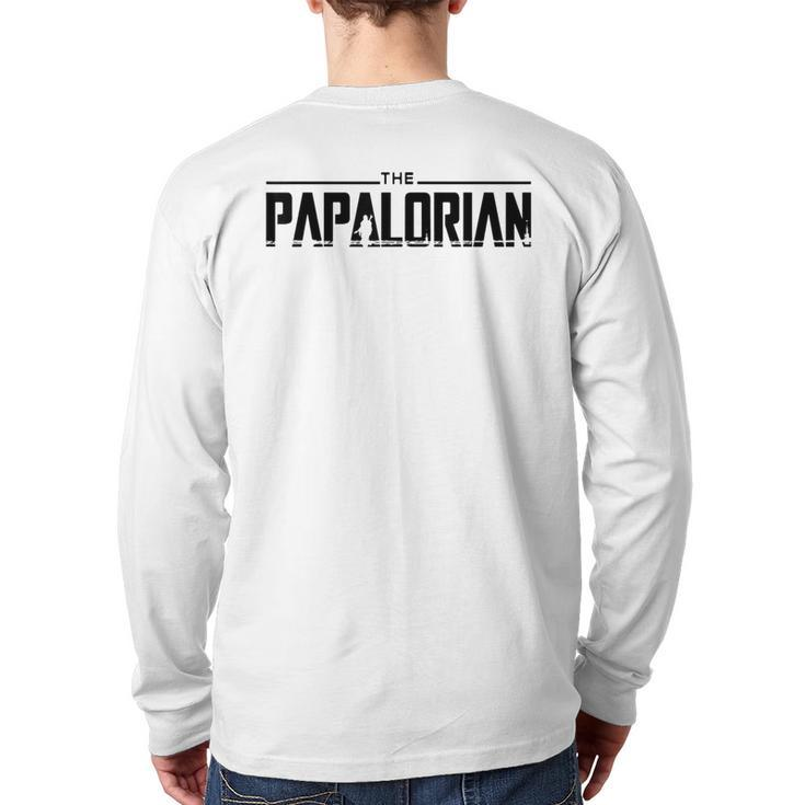 The Papalorian I Love My Daddy The Dad I Love Dilfs Rad Dad  Back Print Long Sleeve T-shirt