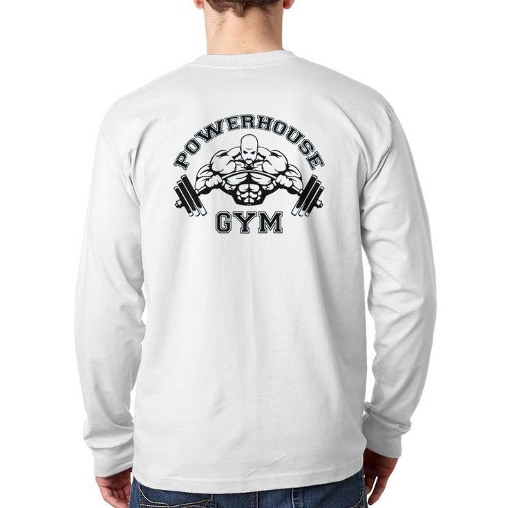 Powerhouse Gym Back Print Long Sleeve T-shirt
