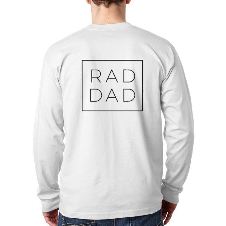 Rad Dad Boxed Back Print Long Sleeve T-shirt