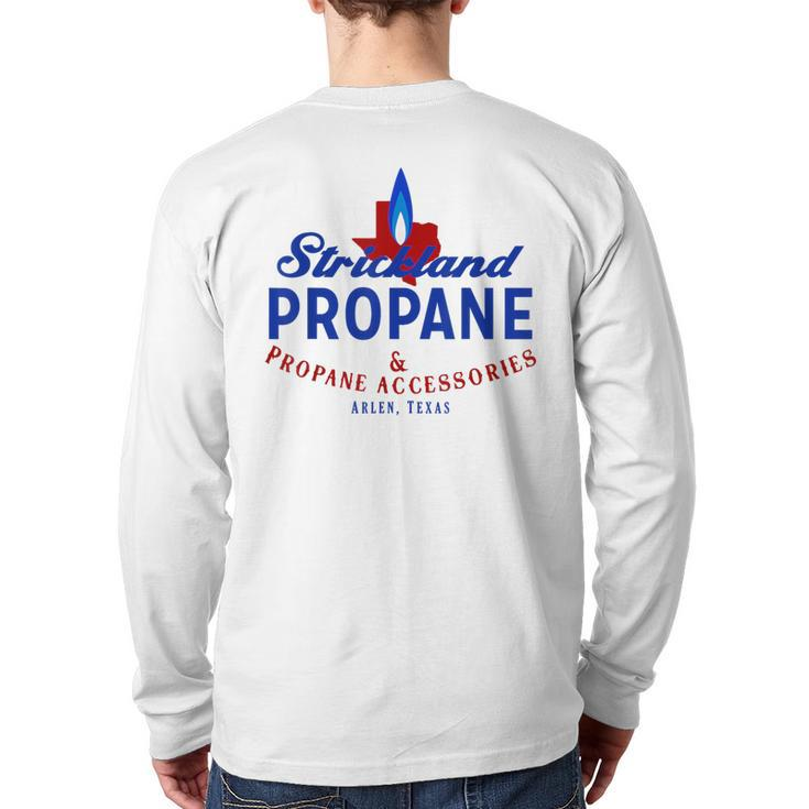 Strickland Propane Taste The Meat Not The Heat Back Print Long Sleeve T-shirt