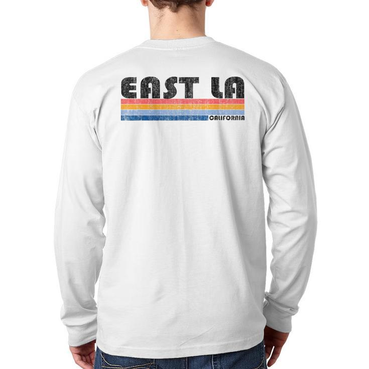 Vintage 1980S Style East Los Angeles CaBack Print Long Sleeve T-shirt
