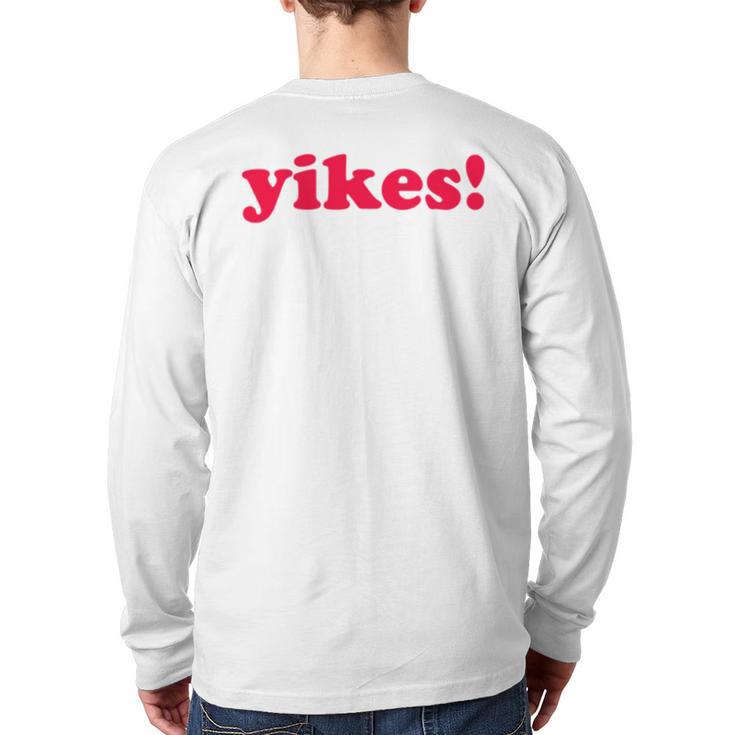 Yikes Cute Pastel Aesthetic Fashion T Back Print Long Sleeve T-shirt