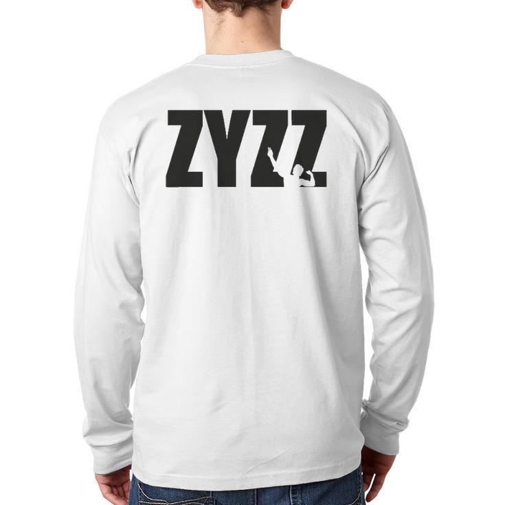 Zyzz Aziz Shavershian Gymer Back Print Long Sleeve T-shirt