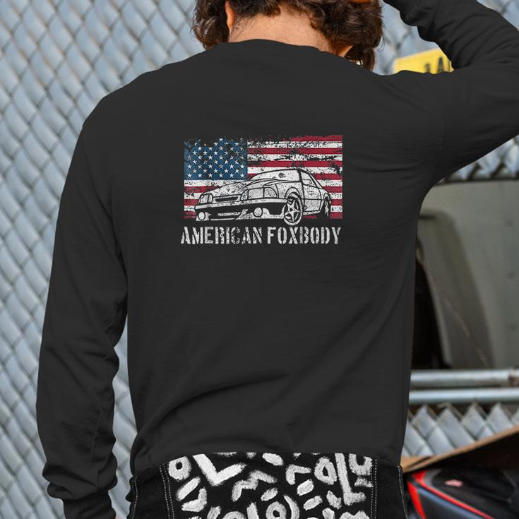 American Foxbody Muscle Car 50L Back Print Long Sleeve T-shirt