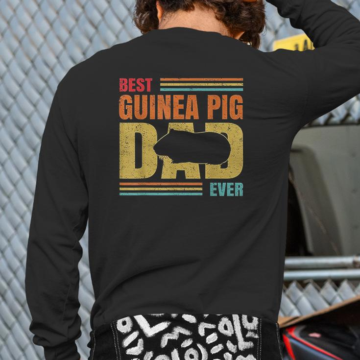 Best Guinea Pig Dad Ever Back Print Long Sleeve T-shirt