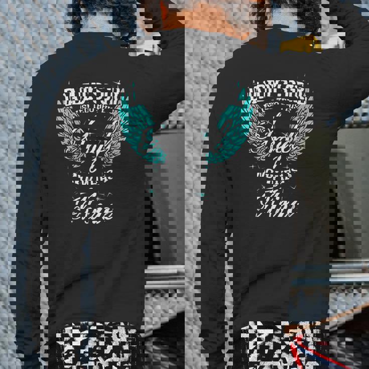 My Dad Is My Guardian Back Print Long Sleeve T-shirt