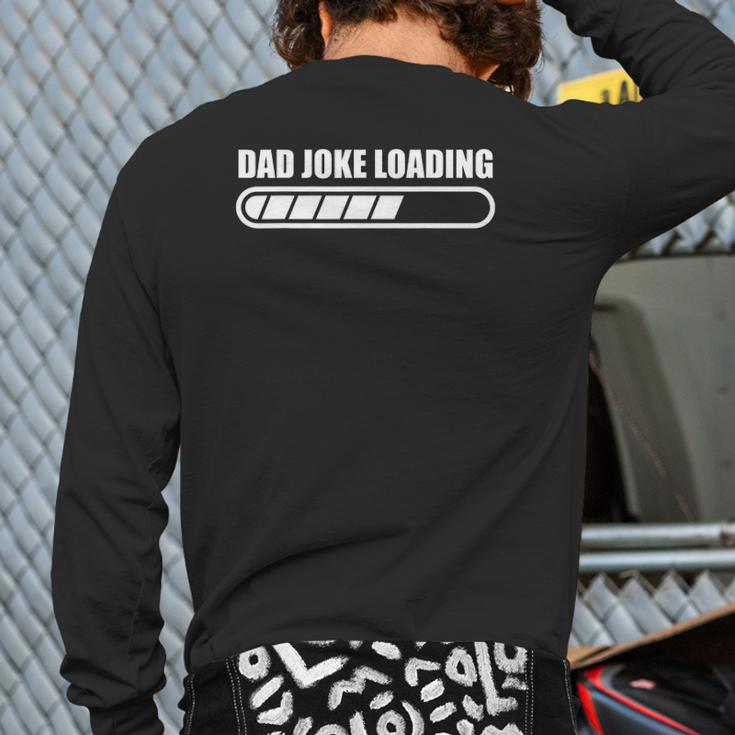 Father's Day Mens Dad Joke From Daughter Son Wife Back Print Long Sleeve T-shirt