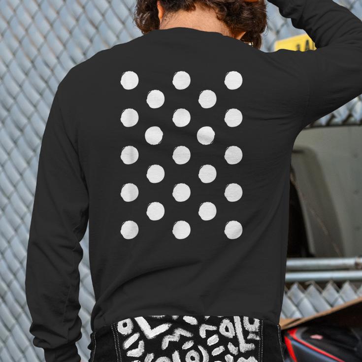 International Dot Day Boys Polka Dot White Polka Dot Back Print Long Sleeve T-shirt