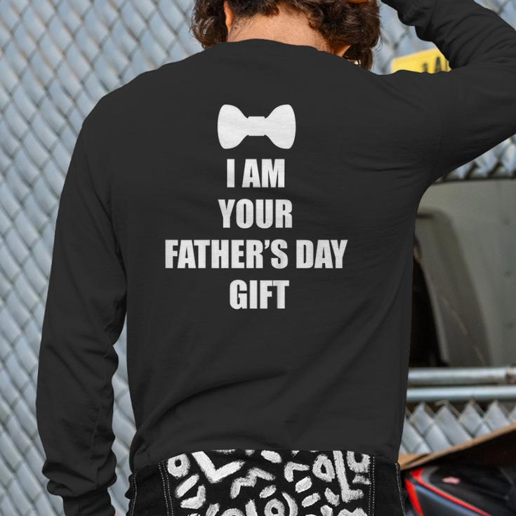 Kids I Am Your Father's Day Back Print Long Sleeve T-shirt