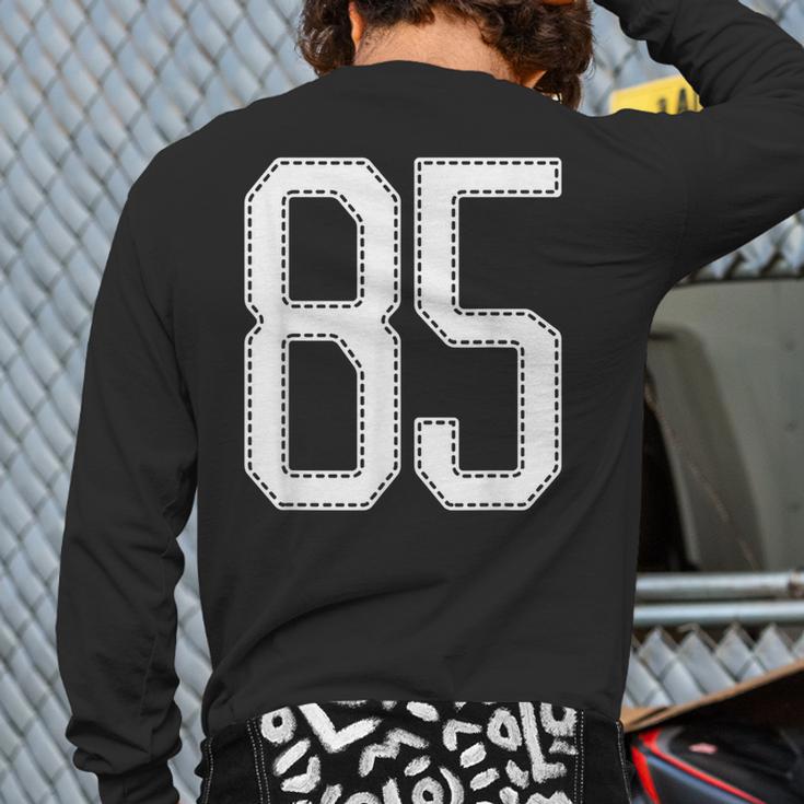 Official Team League 85 Jersey Number 85 Sports Jersey Back Print Long Sleeve T-shirt