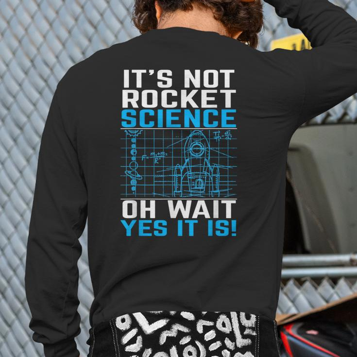 Rocket Science Rocket Science Back Print Long Sleeve T-shirt