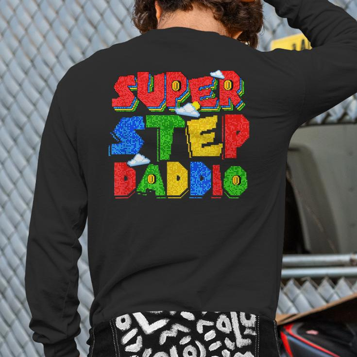 Superstep Daddio Fathers Day Outfits For Daddy Back Print Long Sleeve T-shirt