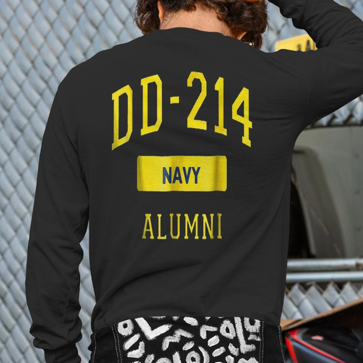 Us Navy Dad Veteran Dd214 AlumniBack Print Long Sleeve T-shirt
