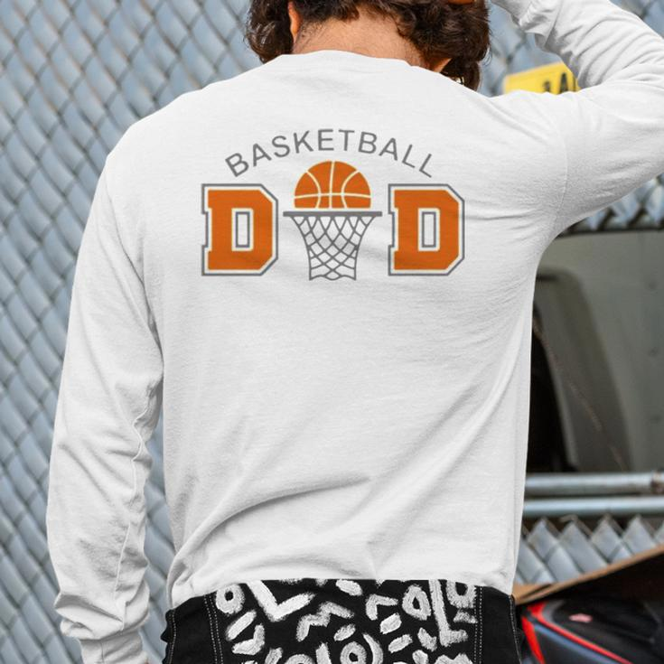 Basketball Dad Essential Happy Father Day Basketball Dad S Back Print Long Sleeve T-shirt