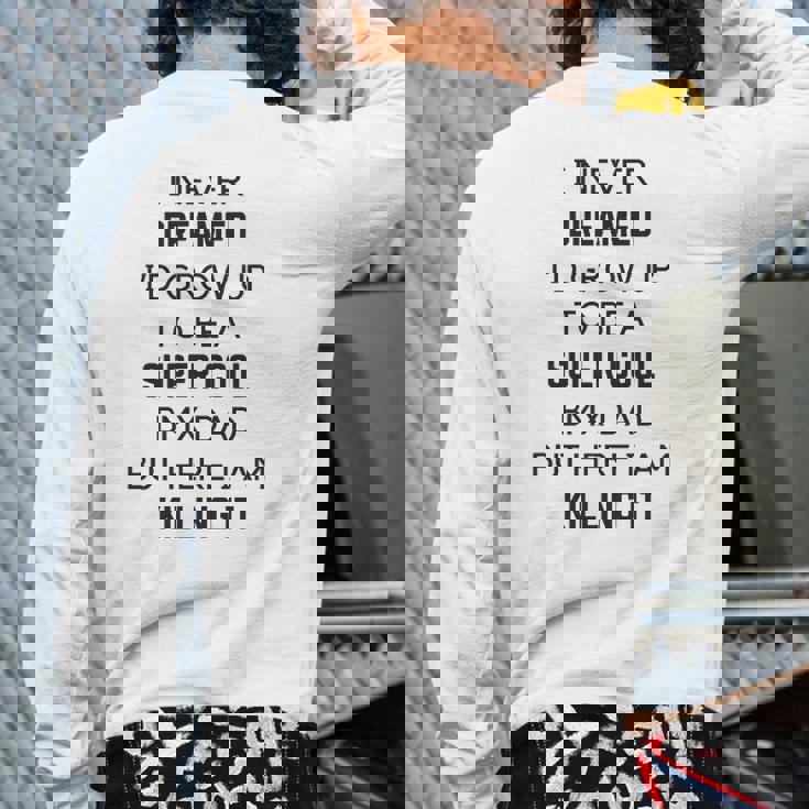 Bmx Dad Clothing Cool For Bmx Dads Back Print Long Sleeve T-shirt