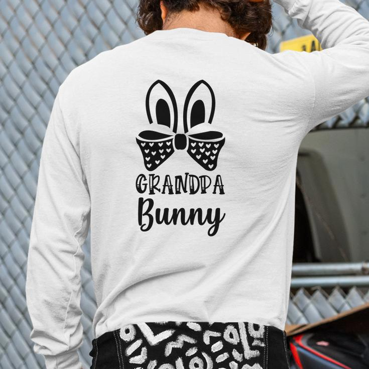 Grandpa Bunny Back Print Long Sleeve T-shirt