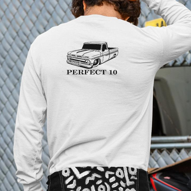 Perfect 10 Muscle Car Back Print Long Sleeve T-shirt