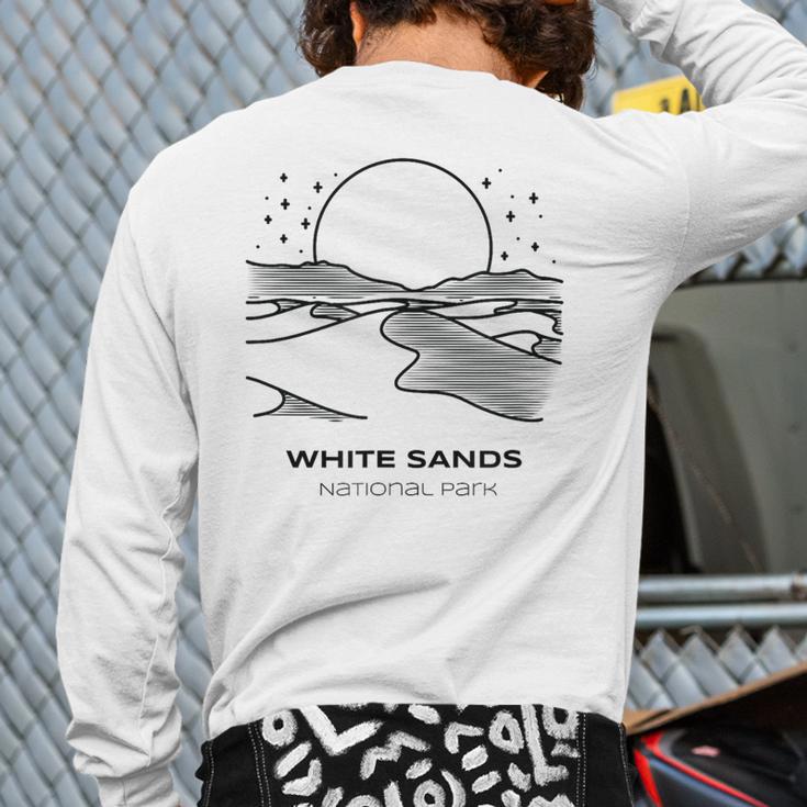 Vintage White Sands National Park Hike Back Print Long Sleeve T-shirt