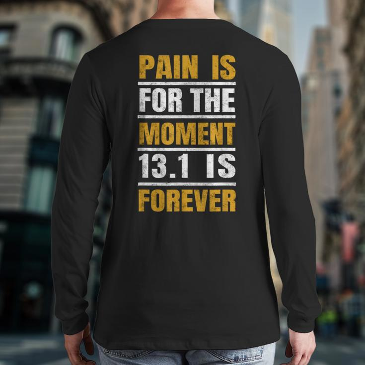 12 Marathon Runners Motivational Quote For Athletes Back Print Long Sleeve T-shirt