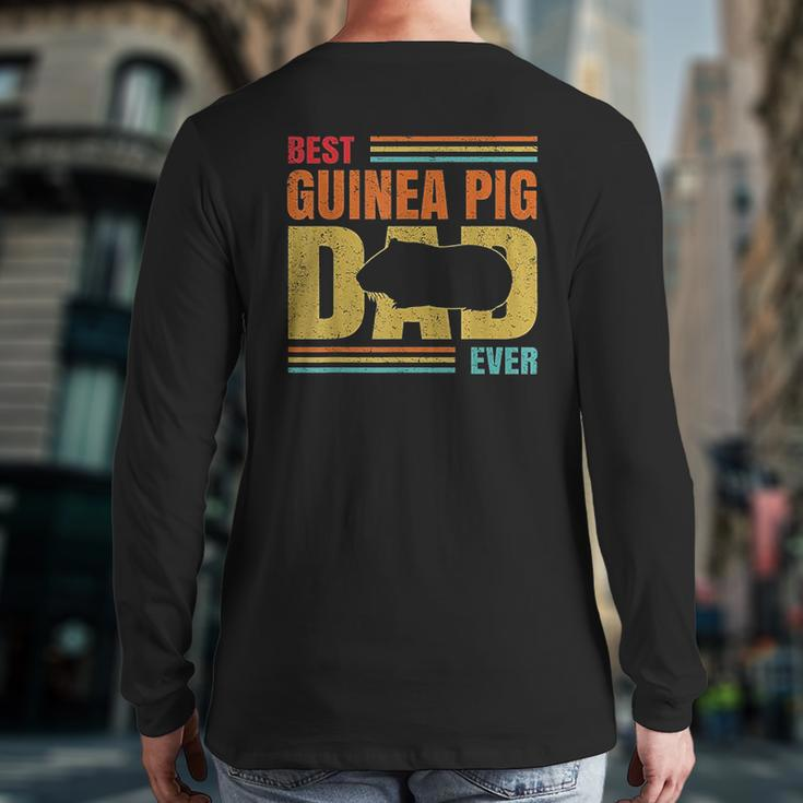 Best Guinea Pig Dad Ever Back Print Long Sleeve T-shirt