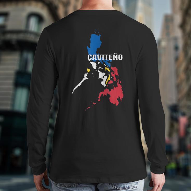 Caviteno For Cavite Filipinos And Filipinas Back Print Long Sleeve T-shirt