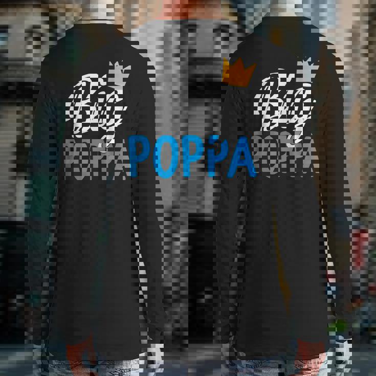 Fathers Day Big Poppa Hip Hop Dad Music King Rock Men Back Print Long Sleeve T-shirt Fathers Day Big Poppa Hip Hop Dad Music King Rock Men Back Print Long Sleeve T-shirt