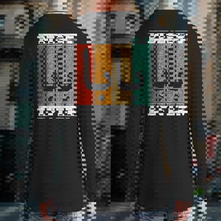 Arabic Dad Baba Muslim Dad Islam Arab Best Baba Ever Back Print Long Sleeve T-shirt Arabic Dad Baba Muslim Dad Islam Arab Best Baba Ever Back Print Long Sleeve T-shirt