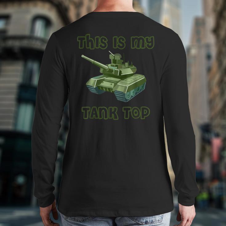 This Is My Military Soldiers Back Print Long Sleeve T-shirt