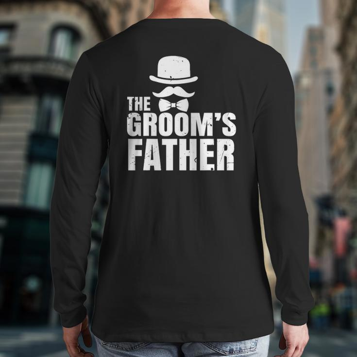 The Groom's Father Wedding Costume Father Of The Groom Back Print Long Sleeve T-shirt
