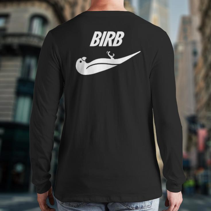 Gym Birb Back Print Long Sleeve T-shirt