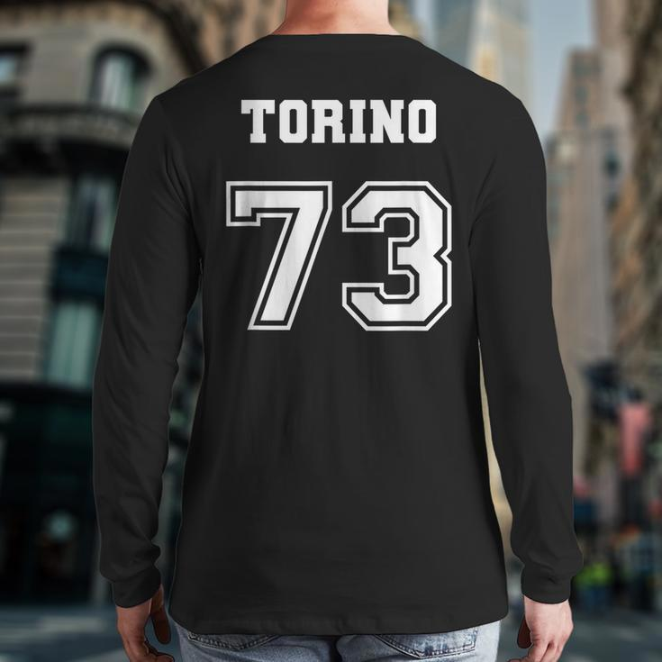 Jersey Style Torino 73 1973 Muscle Classic Car Back Print Long Sleeve T-shirt