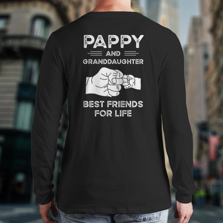Pappy And Granddaughter Best Friends For Life Matching Back Print Long Sleeve T-shirt