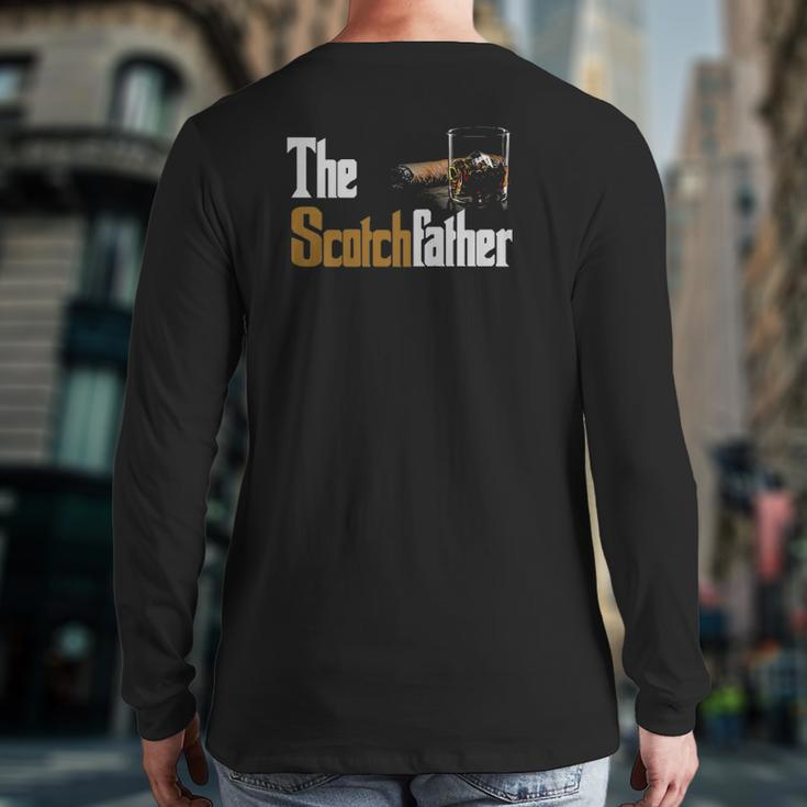 The Scotch Father Whiskey Lover From Her Back Print Long Sleeve T-shirt