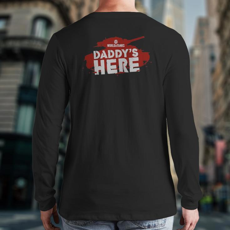 World Of Tanks Father's Day Back Print Long Sleeve T-shirt