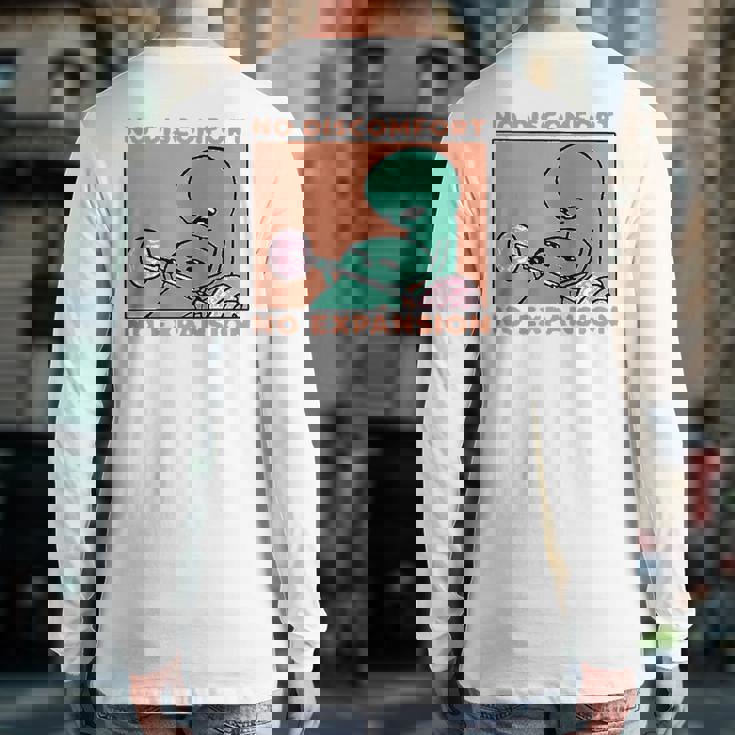 No Discomfort No Expansion Training Back Print Long Sleeve T-shirt