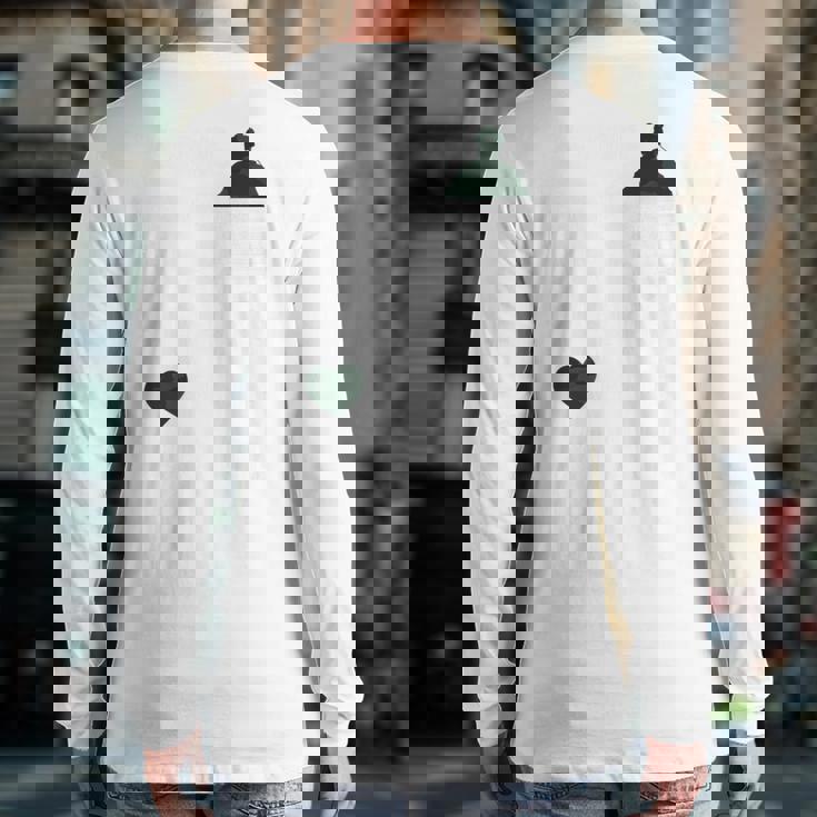 Red Friday Keeping Grandpa Close To Heart Back Print Long Sleeve T-shirt Red Friday Keeping Grandpa Close To Heart Back Print Long Sleeve T-shirt