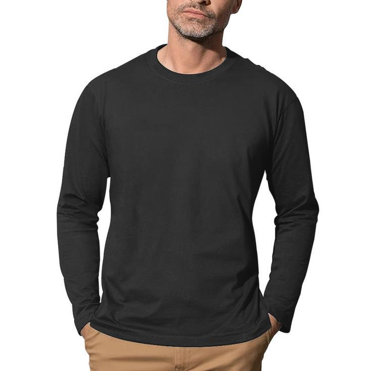 Exclamation Point Back Print Long Sleeve T-shirt